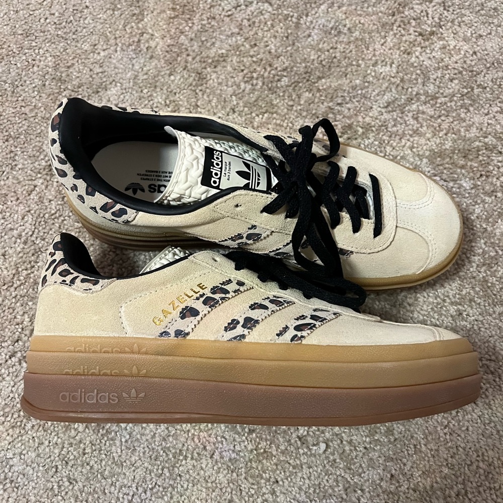 Adidas Gazelle Leopard Print Sneakers